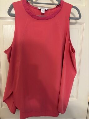 Athleta Coral-Red Sleeveless Active Tank